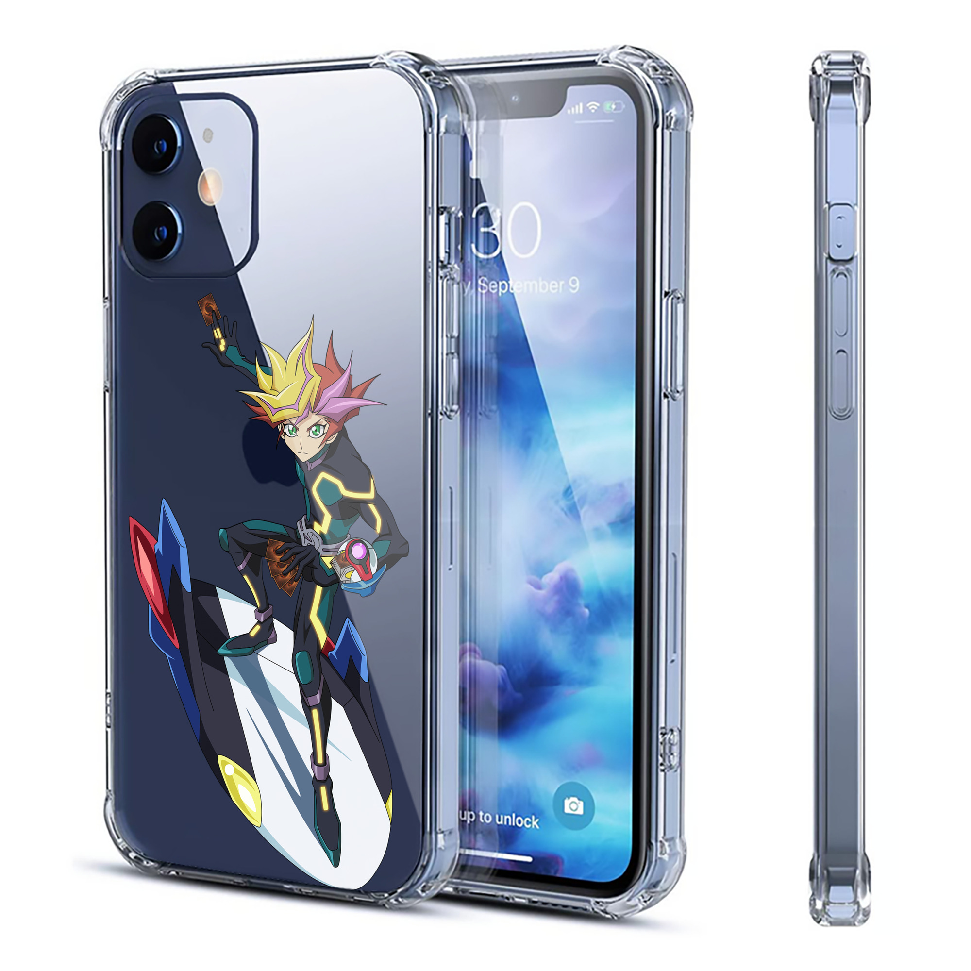 （画像用） 遊☆戯☆王 Yu-Gi-Oh! 【iPhone 12シリーズ対応】透明スマホケース（クリアソフトケース）